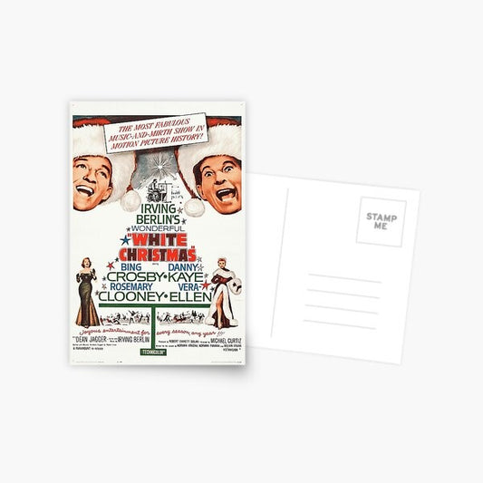 White Christmas Movie Poster- Post Card